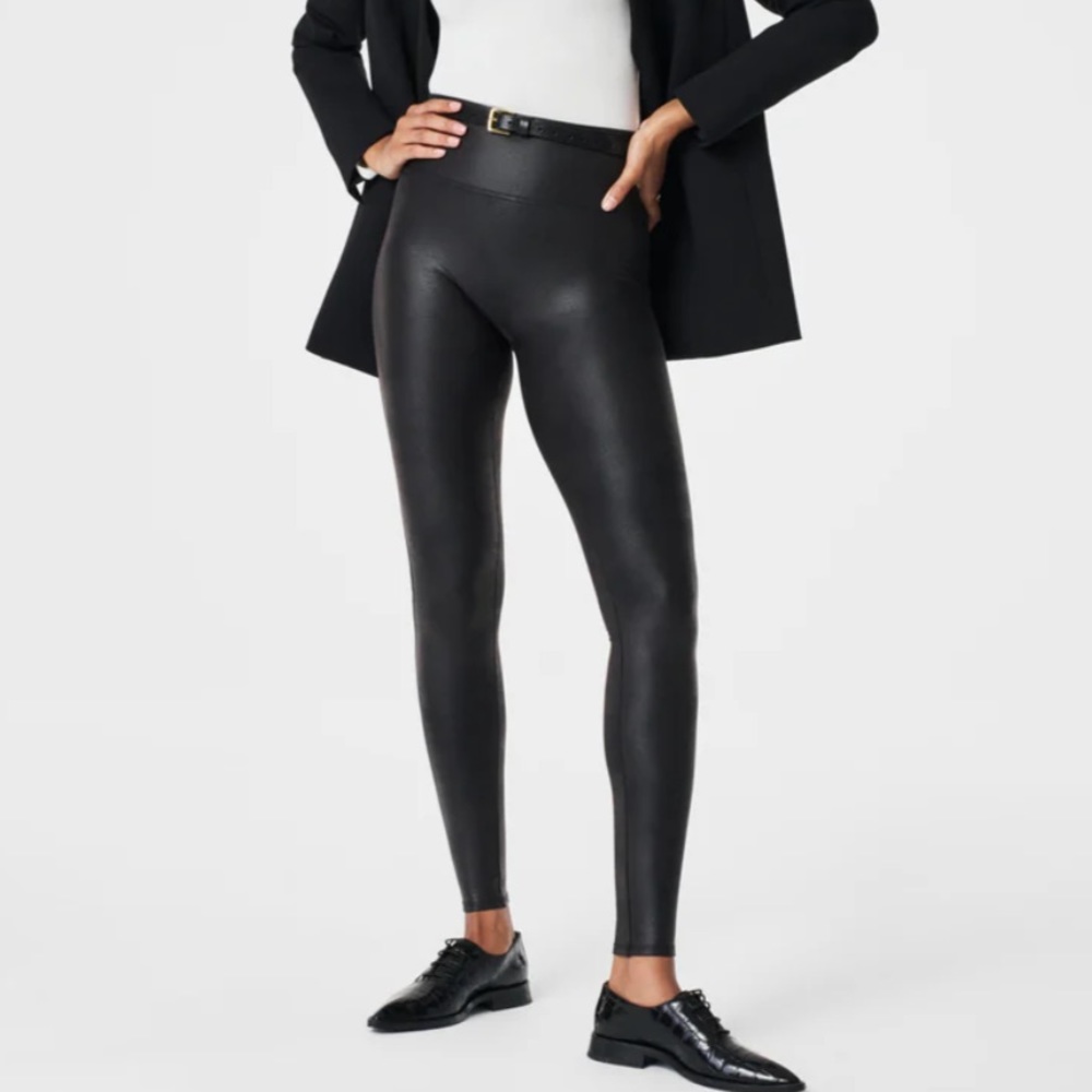 NWOT SPANX FAUX LEATHER LEGGING